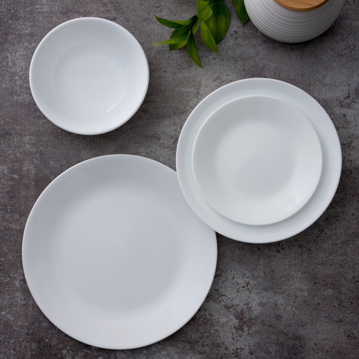 Corelle® Winter Frost White Lunch Plates. 4-pack - Image 2