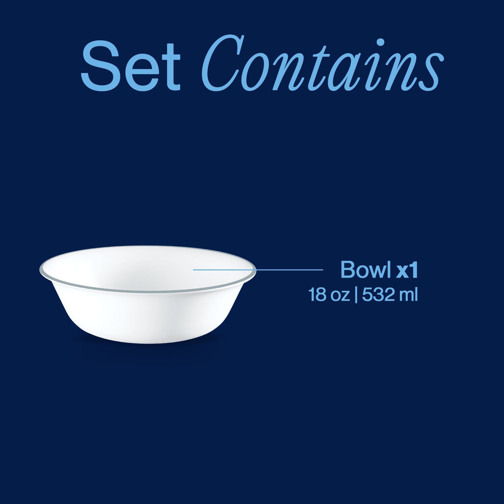Corelle® Flowing Fern 18-ounce Cereal Bowl - Image 3
