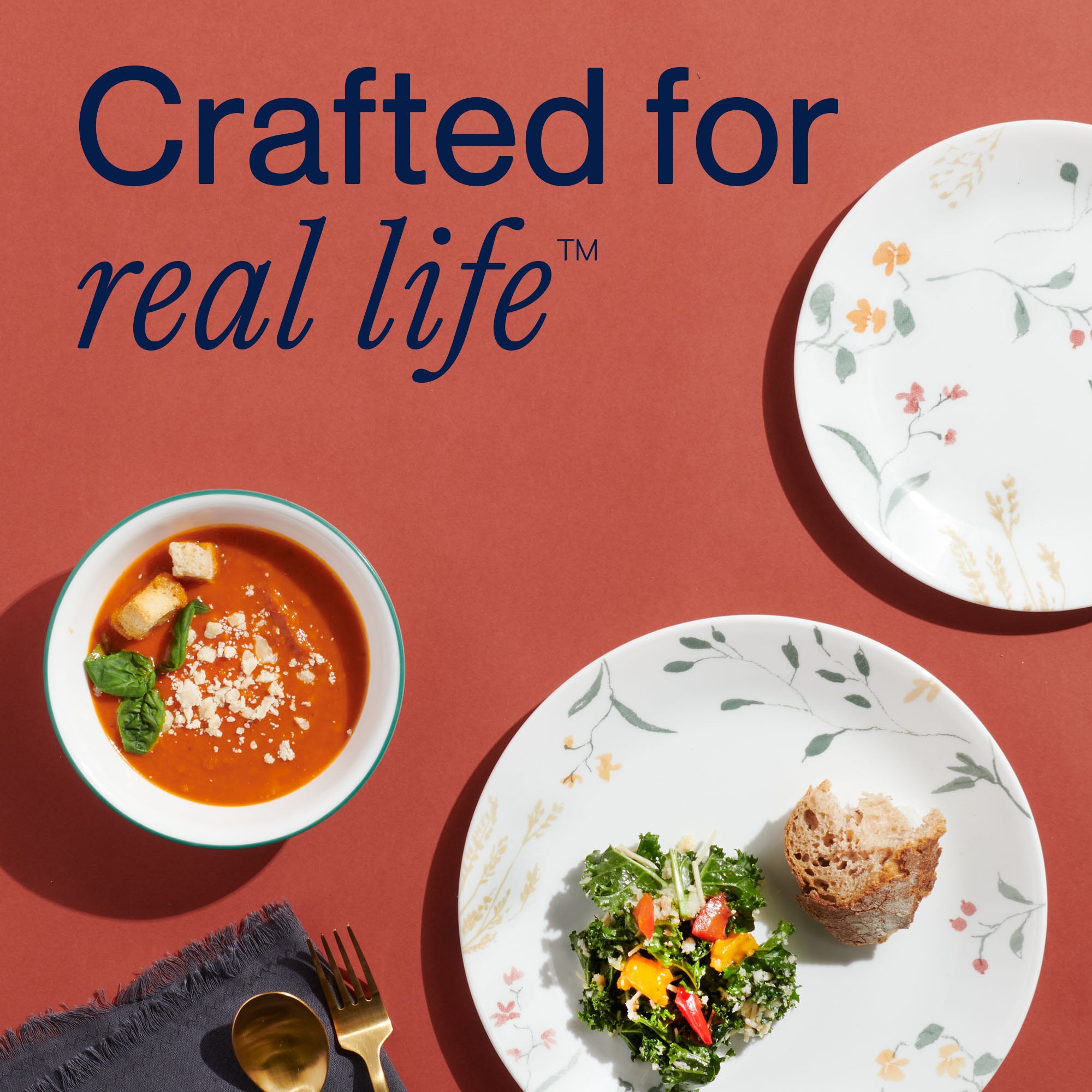 Corelle® Wildflower Scatter 32-piece Dinnerware Set. Service for 8 - Image 7