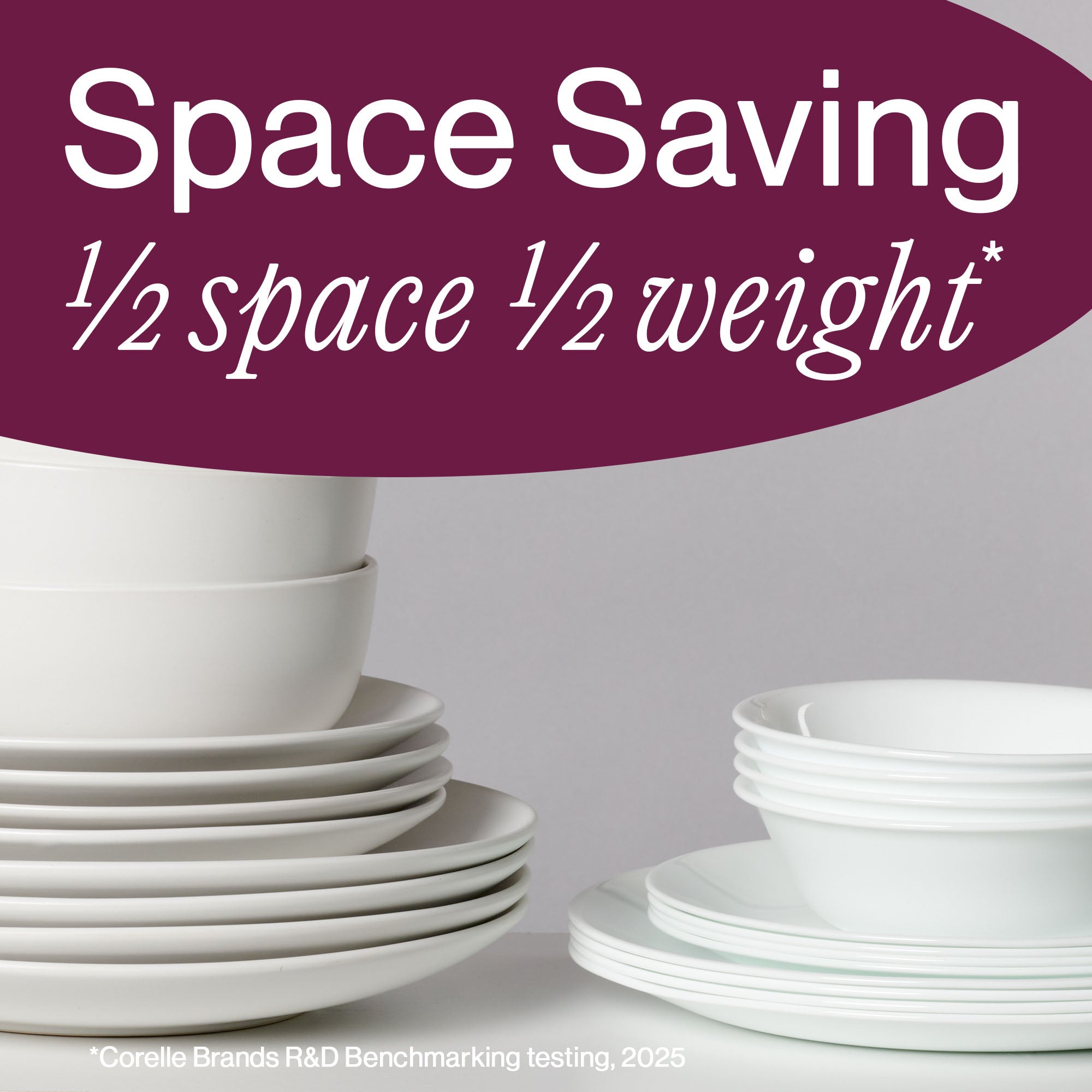 Corelle® Swept 18-piece Dinnerware Set. Service for 6 - Image 8