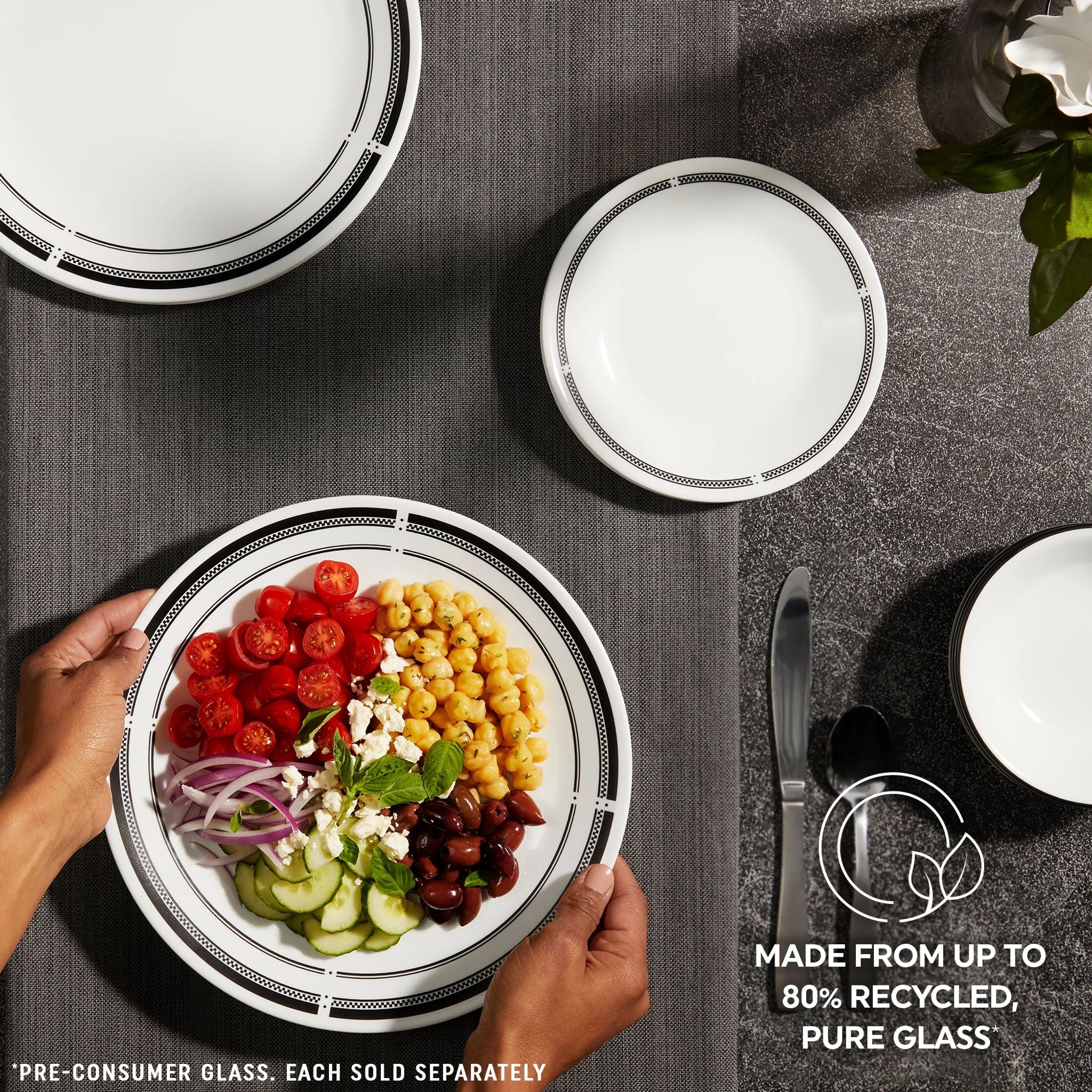 Corelle® Brasserie 6.75 Appetizer Plate. 6-pack - Image 4