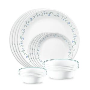 Corelle® Country Cottage 16-piece Mugless Dinnerware Set. Service for 4