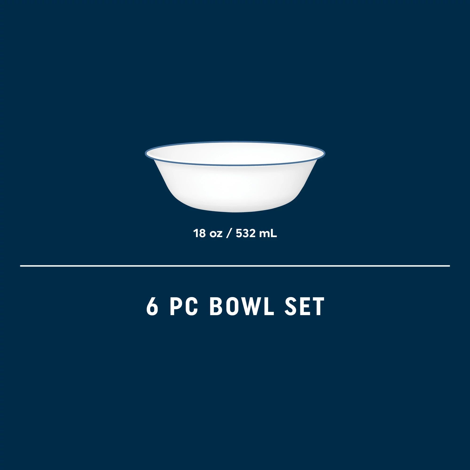 Corelle® Botanical Stripes 18-ounce Cereal Bowls. 6-pack - Image 5