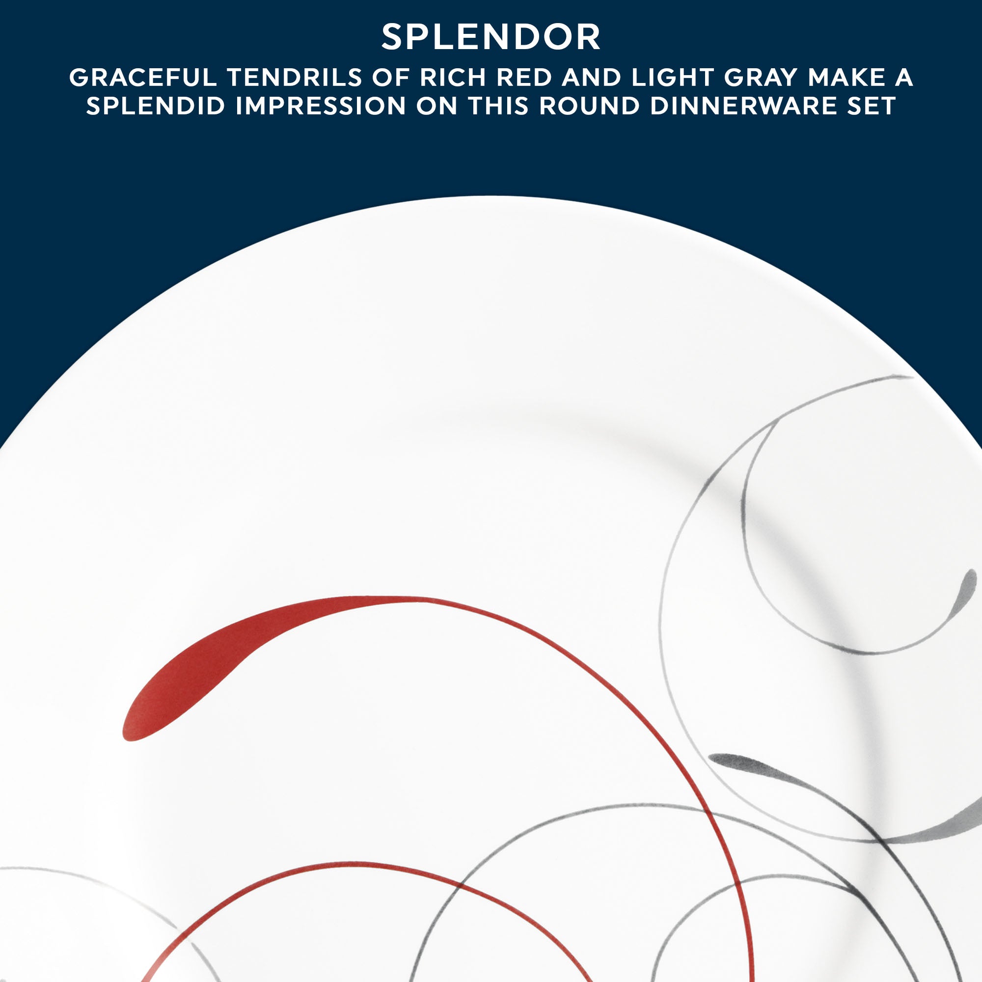 Corelle® Round Splendor 10.5 Dinner Plate. 6-pack - Image 2