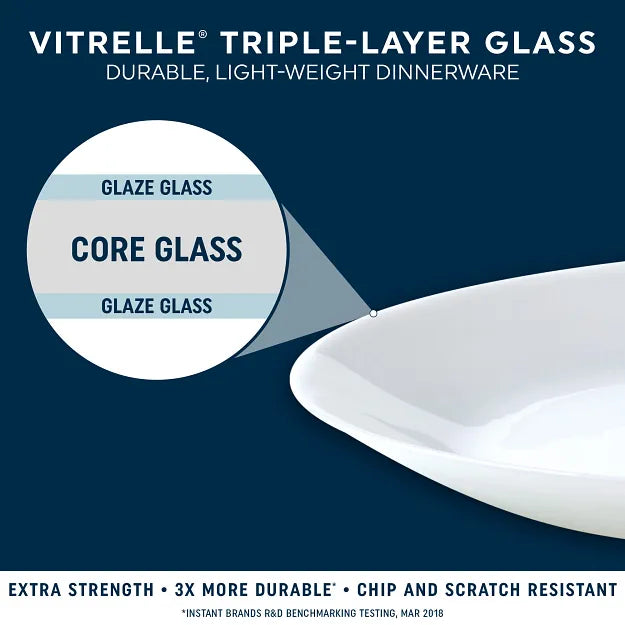 Corelle® Square Splendor 12-piece Dinnerware Set. Service for 4 - Image 9