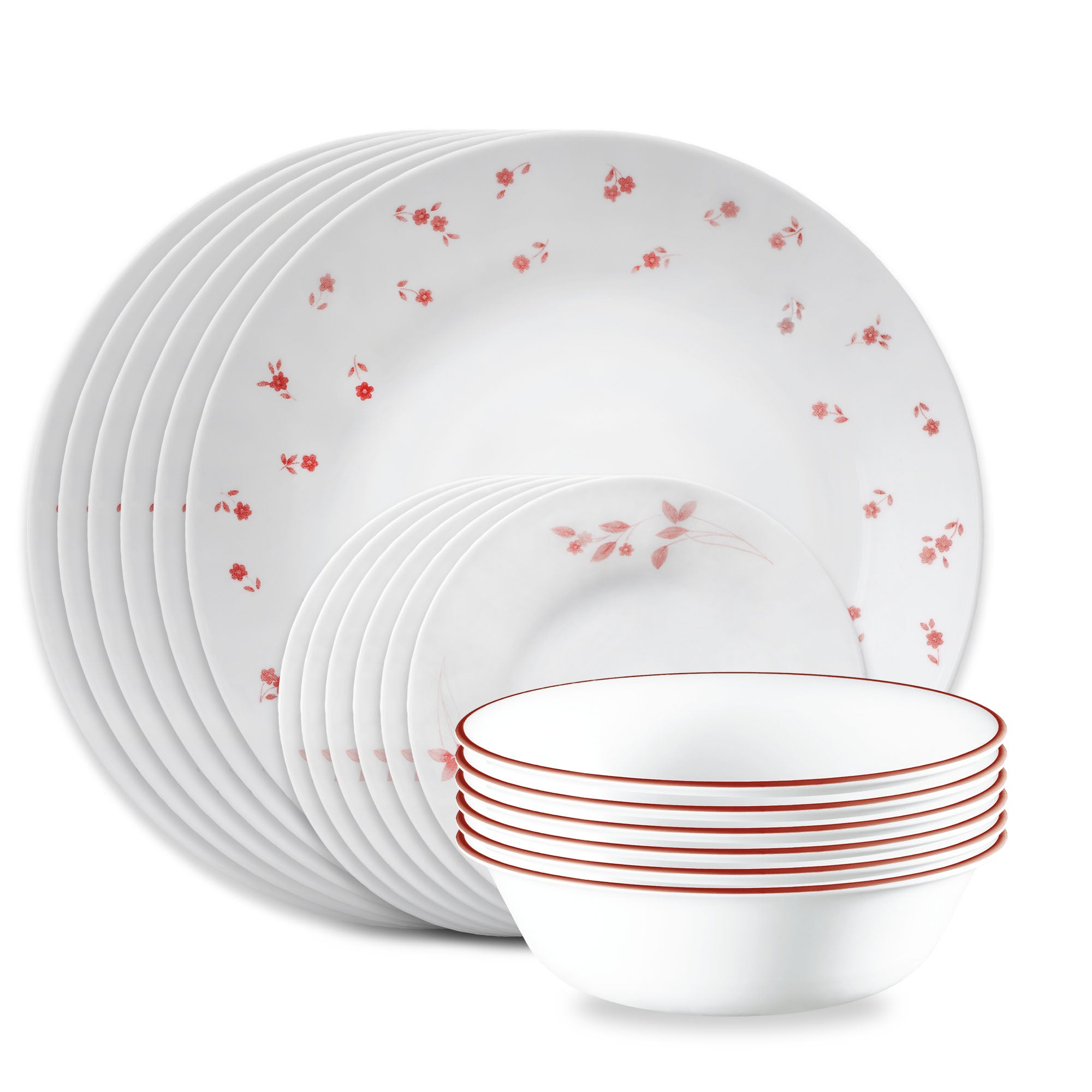 Corelle® Sweet Flora 18-piece Dinnerware Set. Service for 6